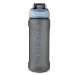 Hydrobrew – Sip Switch Tritan Water Bottle 1000ml Leakproof, BPA Free, Straw & Spout Lid- Graphite