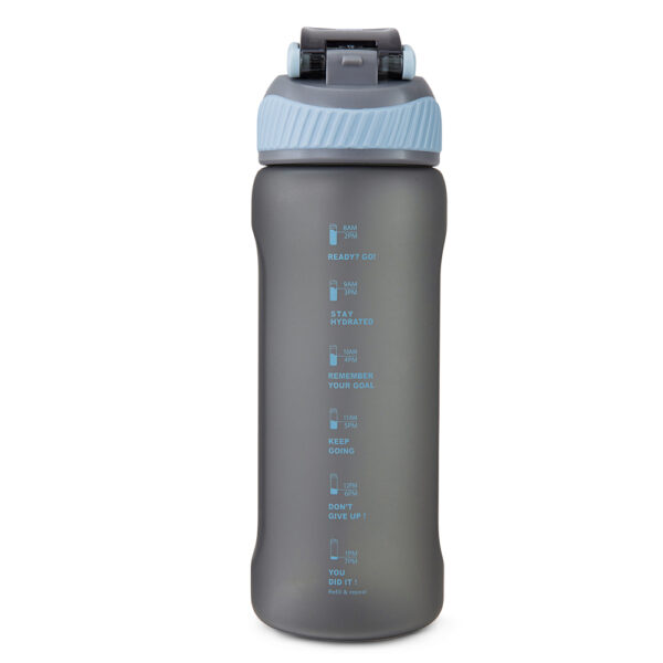 Hydrobrew – Sip Switch Tritan Water Bottle 1000ml Leakproof, BPA Free, Straw & Spout Lid- Graphite