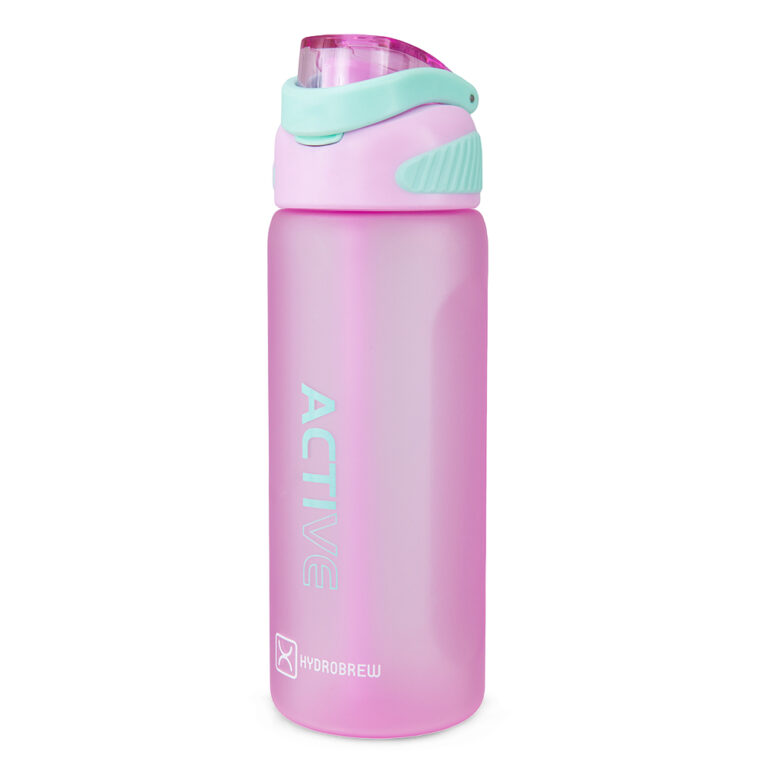 Hydrobrew - Sip Switch Tritan Water Bottle 1000ml Leakproof, BPA Free, Straw & Spout Lid- Orchid Mist