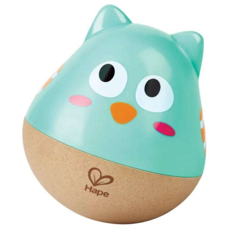 Hape - Owl Musical Wobbler, 0M+, Blue