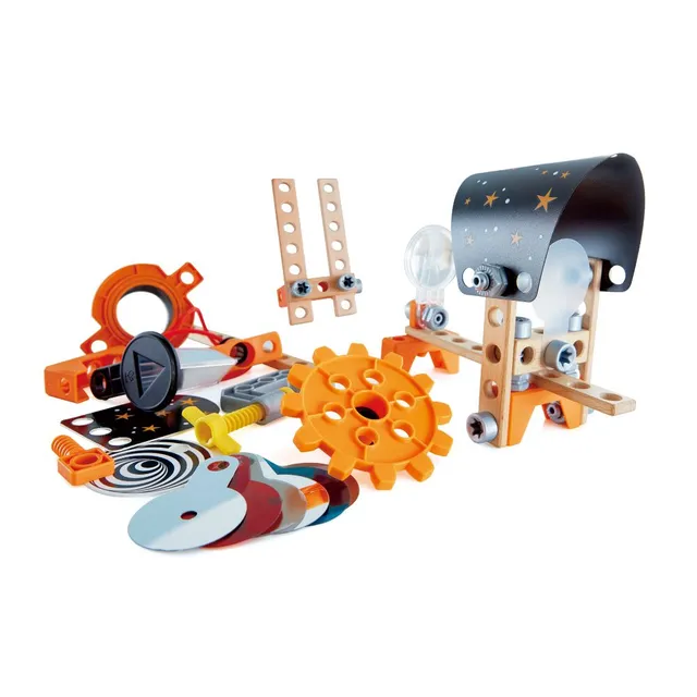 Hape - Junior Inventor Optical Science Lab Wooden Playset 53pcs