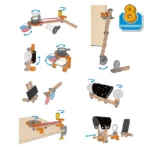 Hape – Junior Inventor Optical Science Lab Wooden Playset 53pcs