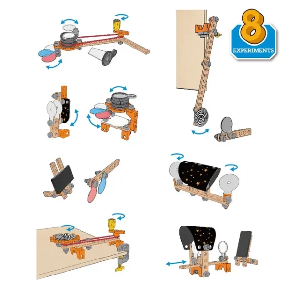 Hape – Junior Inventor Optical Science Lab Wooden Playset 53pcs