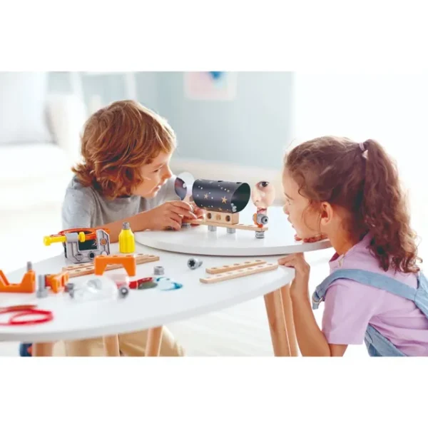 Hape – Junior Inventor Optical Science Lab Wooden Playset 53pcs