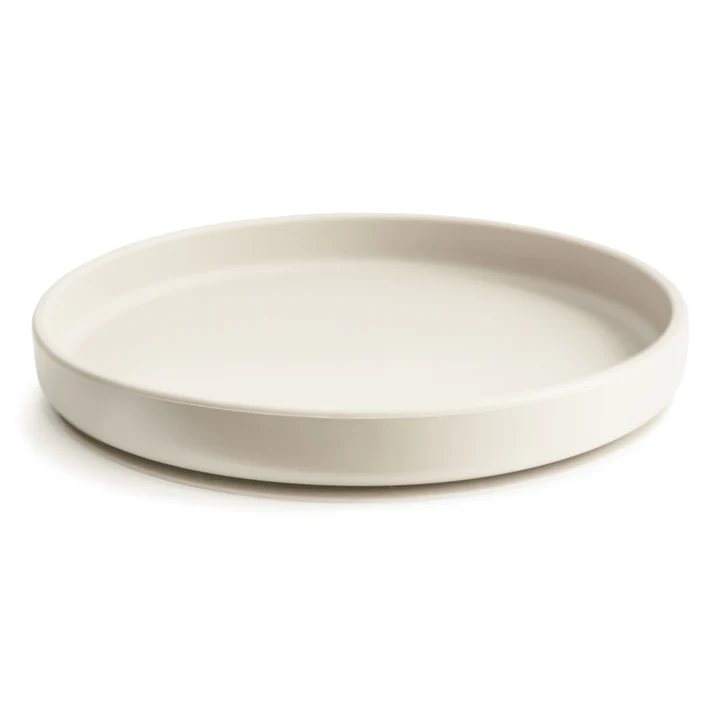 Mushie - Classic Silicone Suction Plate - Ivory