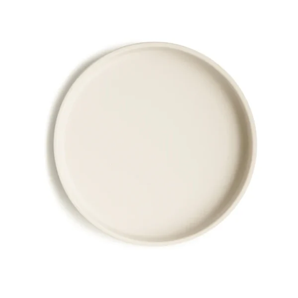 Mushie – Classic Silicone Suction Plate – Ivory
