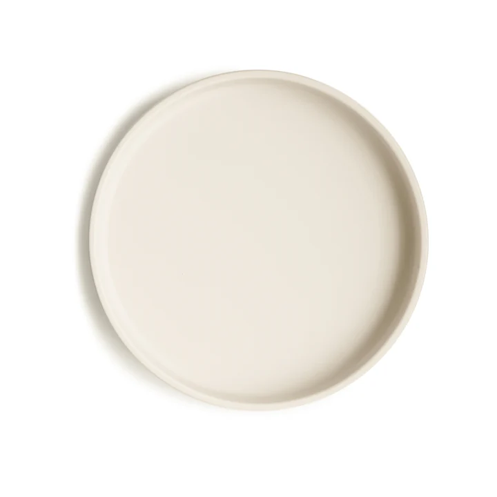 Mushie - Classic Silicone Suction Plate - Ivory