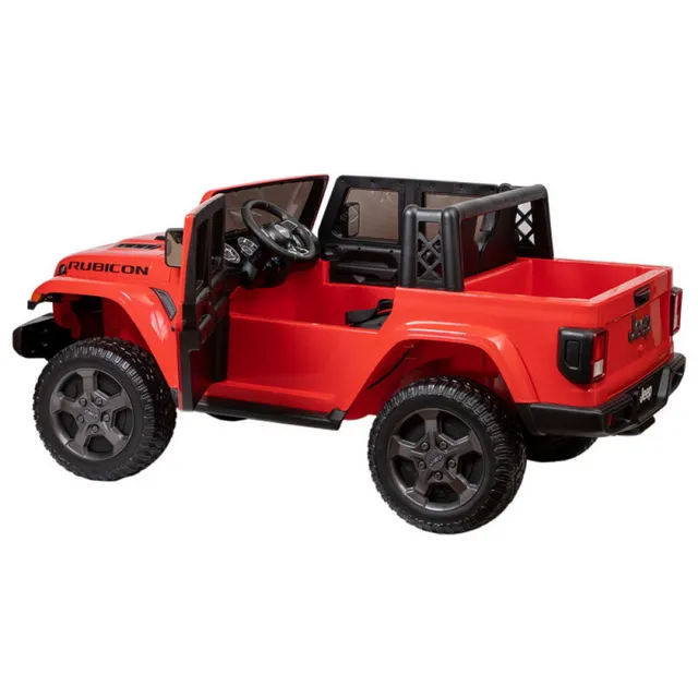 Jeep 12V Licensed Battery Operated Ride-On Car for Kids – Red