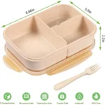 Jeopace – Bento Box Lunch Container – Wheat