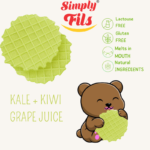 SIMPLY FILS – Veggie Wafers Crisps- Kale+Kiwi Grape Juice