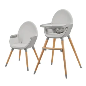 Kinderkraft – 2-in-1 Fini 2 Baby High Chair – Grey