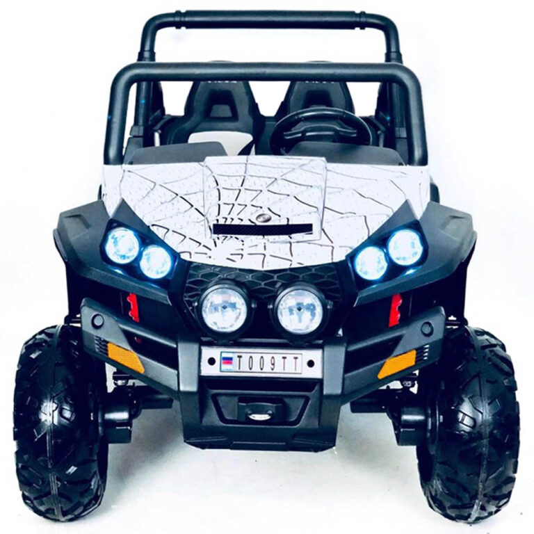 Electric Ride-On Buggy UTV 24V for Kids – White - 2-Seater Off-Road Car with Remote Control