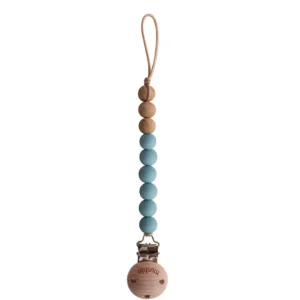 Mushie – Pacifier Clips Eva Black