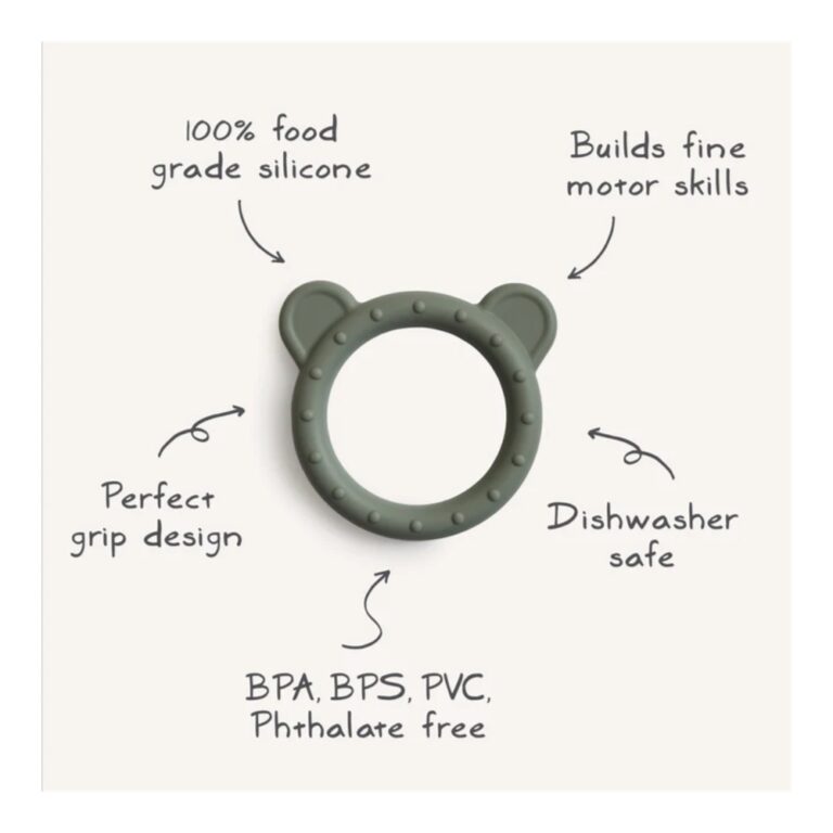 Mushie - Teether Cat Stone
