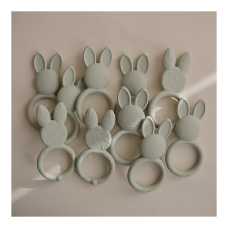 Mushie - Teether Bunny Sage