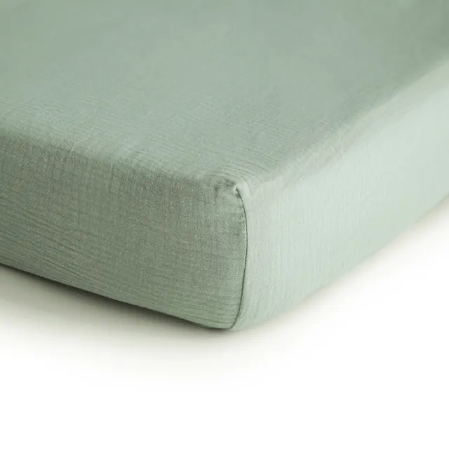 Mushie - Crib Sheet Roman - Green