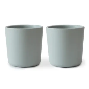 Mushie – Dinnerware Cup, Set of 2 – Sage