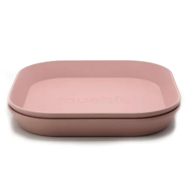 Mushie - Dinner Plate Square Blush