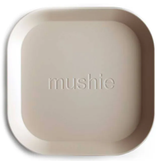 Mushie - Dinner Plate Square Ivory
