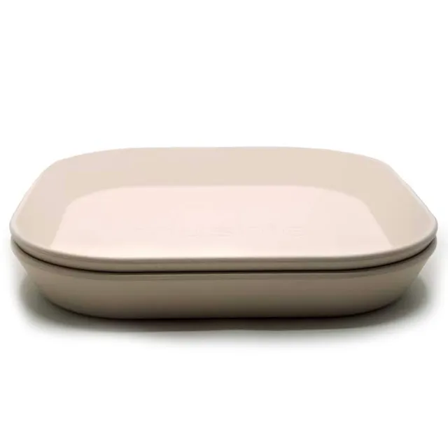 Mushie - Dinner Plate Square Ivory