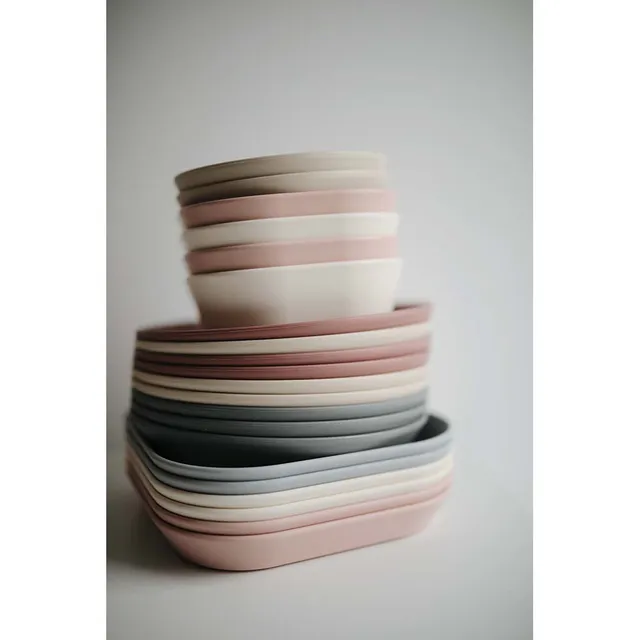 Mushie - Dinner Plate Square Sage
