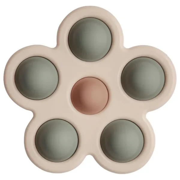 Mushie – Flower Press Toy (Dried Thyme/Natural/Shifting Sand)