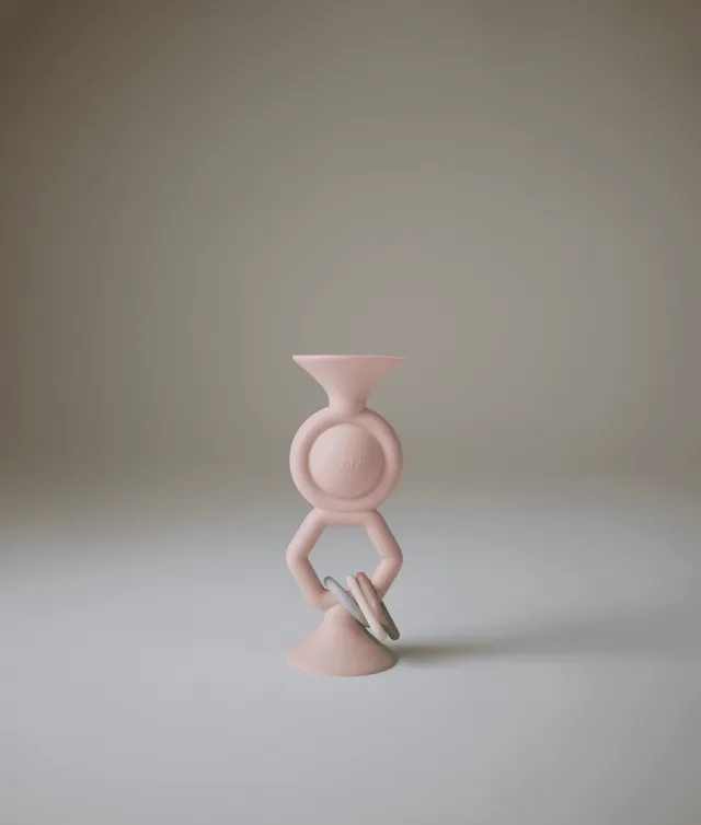 Mushie - Hexapop Suction Toy - Blush