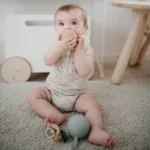 Mushie – Pacifier Case Cambridge Blue
