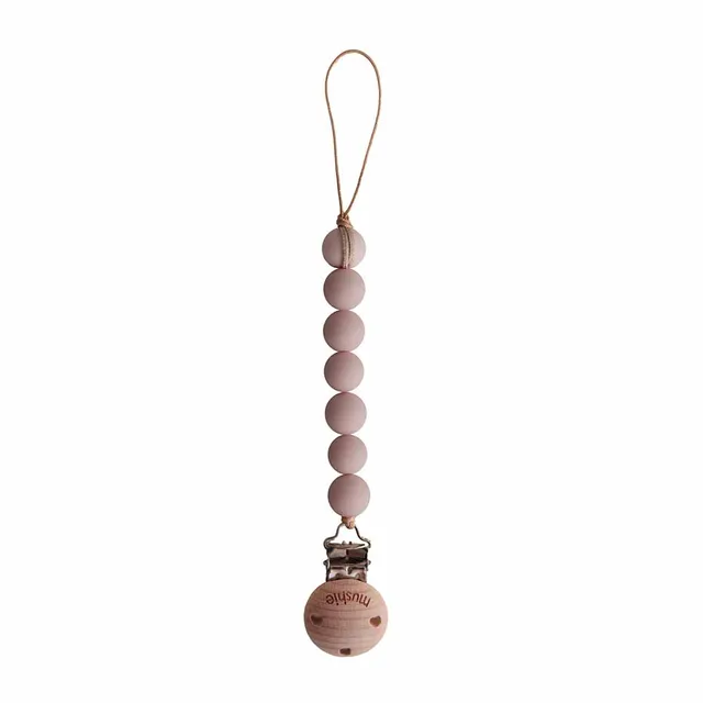 Mushie - Pacifier Clips Halo Blush