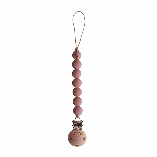 Mushie - Pacifier Clips Halo Powder