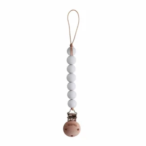 Mushie – Pacifier Clips Halo Clementine