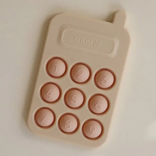 Mushie - Phone Press Toy Blush