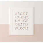 Mushie – Poster Medium Alphabet International