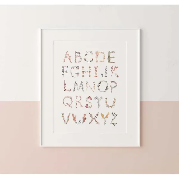 Mushie – Poster Medium Alphabet International