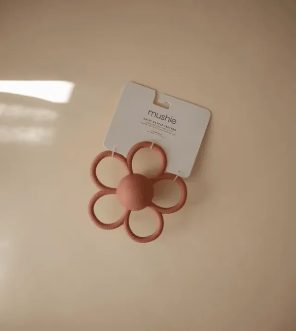 Mushie – Rattle Teether – Daisy
