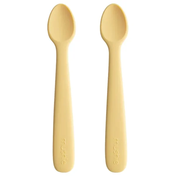 Mushie – Baby Spoons Pale Daffodil