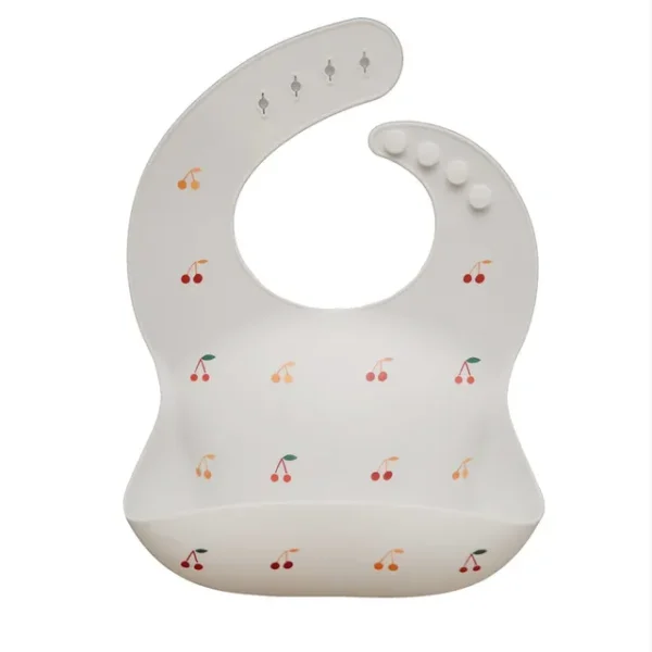 Mushie – Silicone Bib Cherries