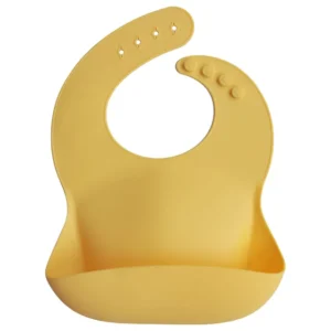Mushie – Silicone Bib Black Numbers