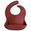 Mushie – Silicone Bib Raw Sienna