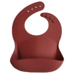 Mushie – Silicone Bib Raw Sienna