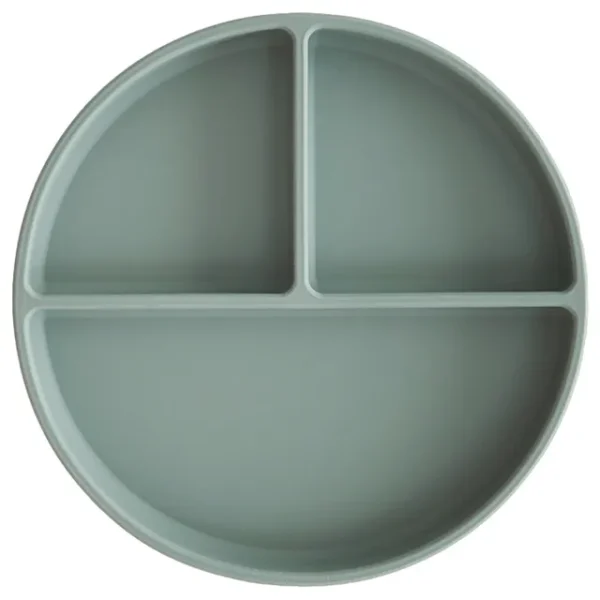 Mushie – Silicone Plate Cambridge Blue