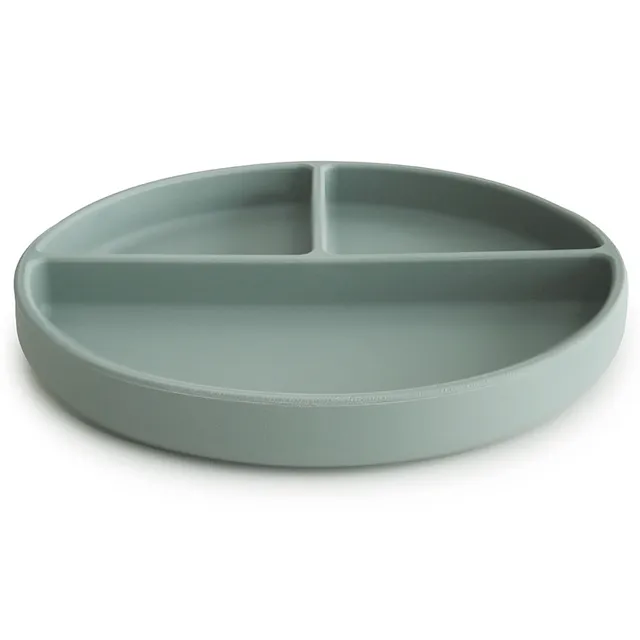 Mushie - Silicone Plate Cambridge Blue
