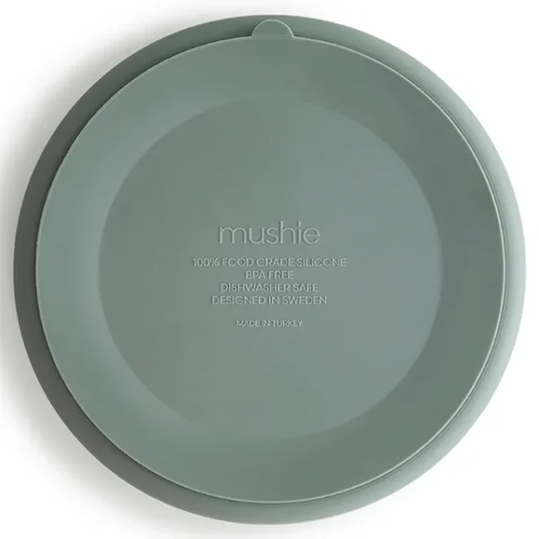 Mushie – Silicone Plate Cambridge Blue