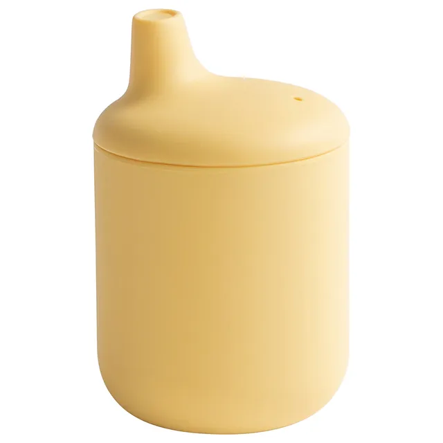 Mushie - Silicone Sippy Cup Pale Daffodil