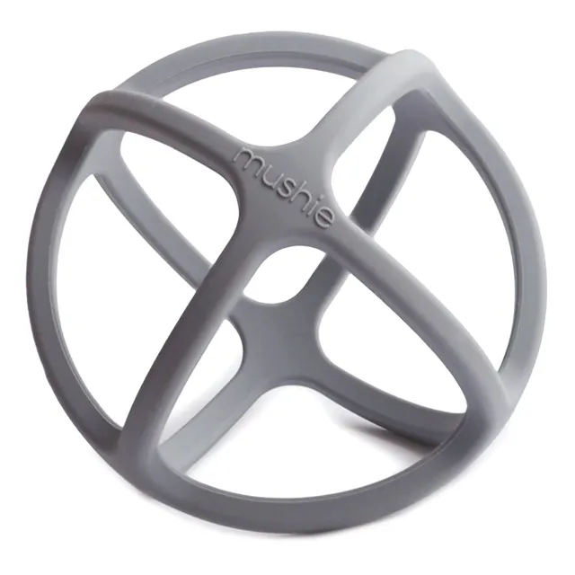 Mushie - Teether Ball Dove Grey