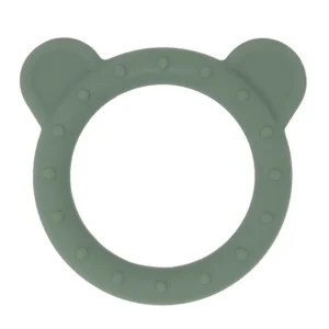 Mushie – Silicone Pearl Teether Bracelets Berry/Marigold/Khaki