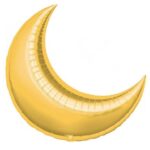 My Party Centre – Gold Crescent Mini Shape Balloon – 10in