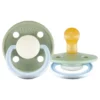 Rebael – Fashion Natural Rubber Round Pacifier Size 1 – Baby 0-6M 1-pack – Cloudy Pearly Elephant