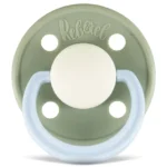 Rebael – Fashion Natural Rubber Round Pacifier Size 1 – Baby 0-6M 1-pack – Cloudy Pearly Elephant