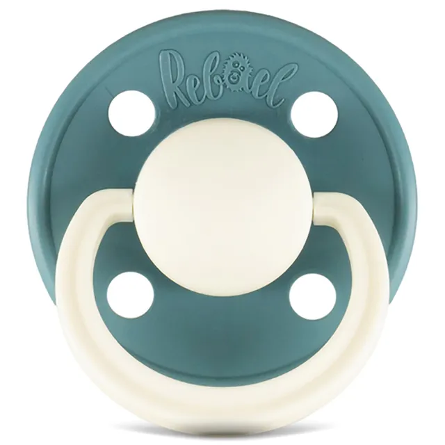 Rebael - Fashion Natural Rubber Round Pacifier Size 1 - Baby 0-6M 1-pack - Rainy Pearly Mouse